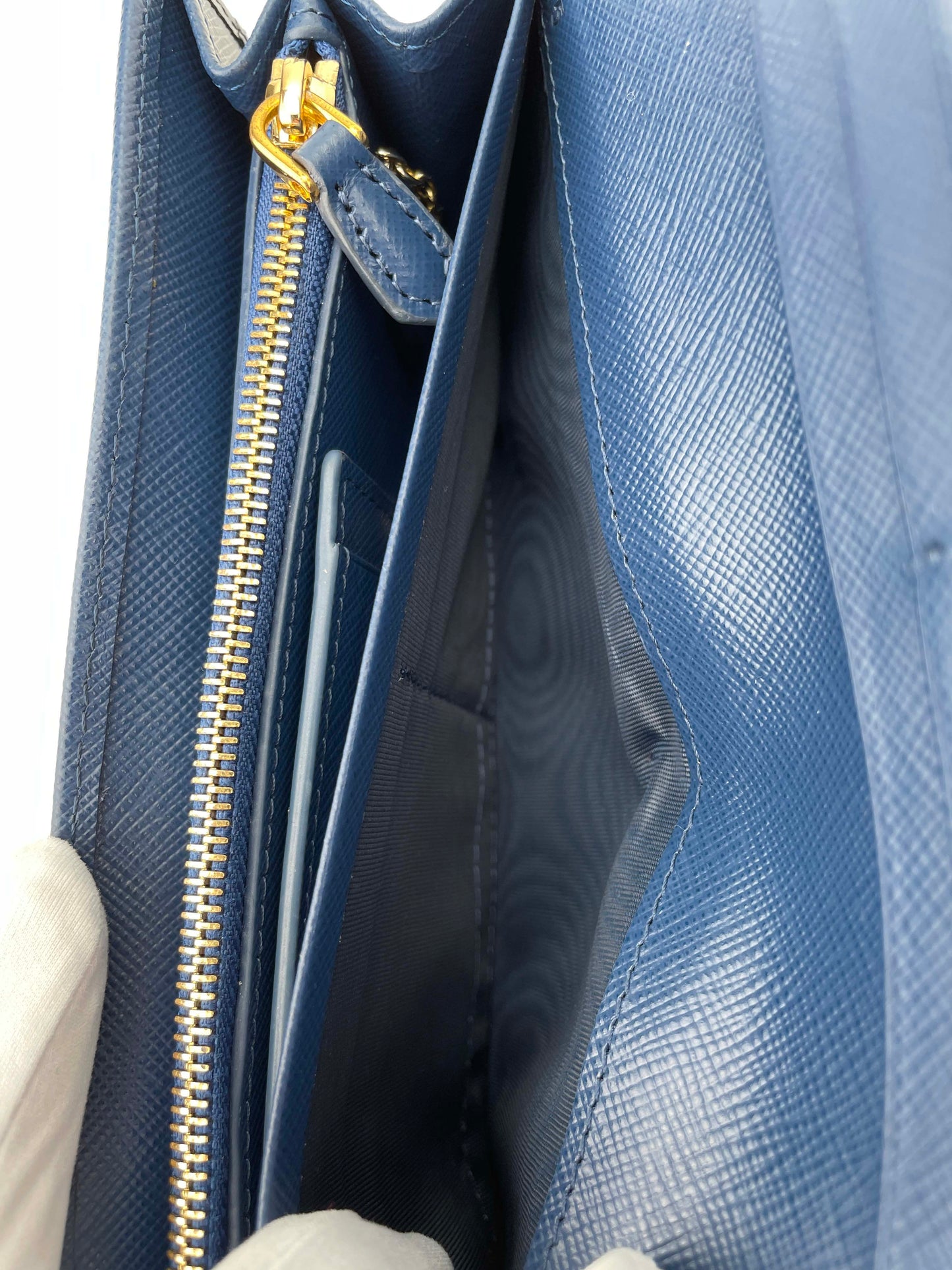 Portafoglio Lampo Metal Baltico Lange Geldbörse - Saffiano Leder