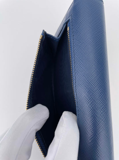 Portafoglio Lampo Metal Baltico Lange Geldbörse - Saffiano Leder