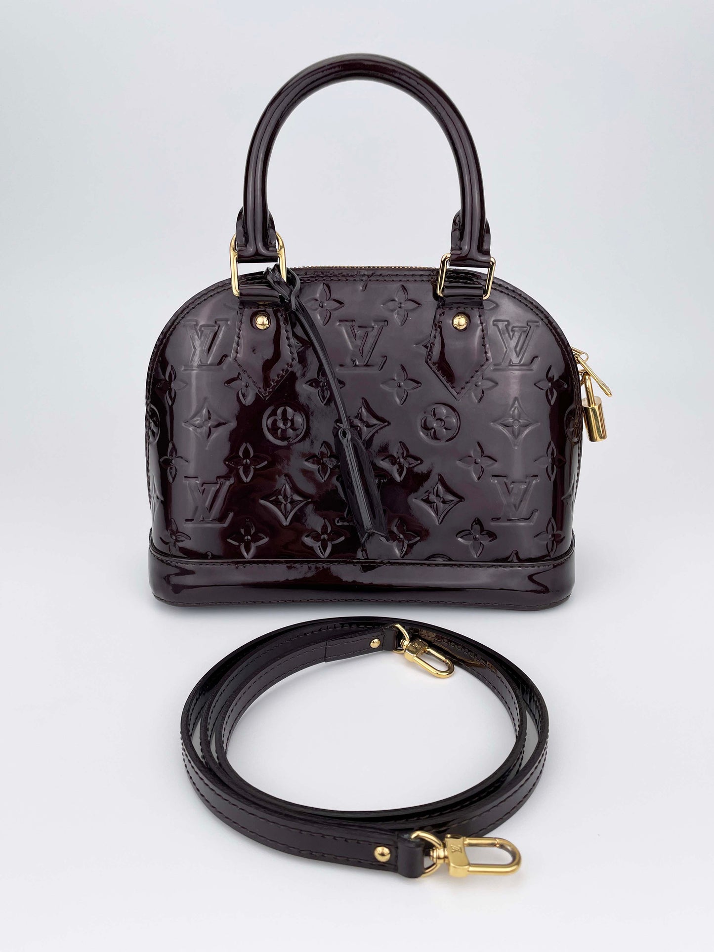 Alma BB Amarante - Monogram Vernis