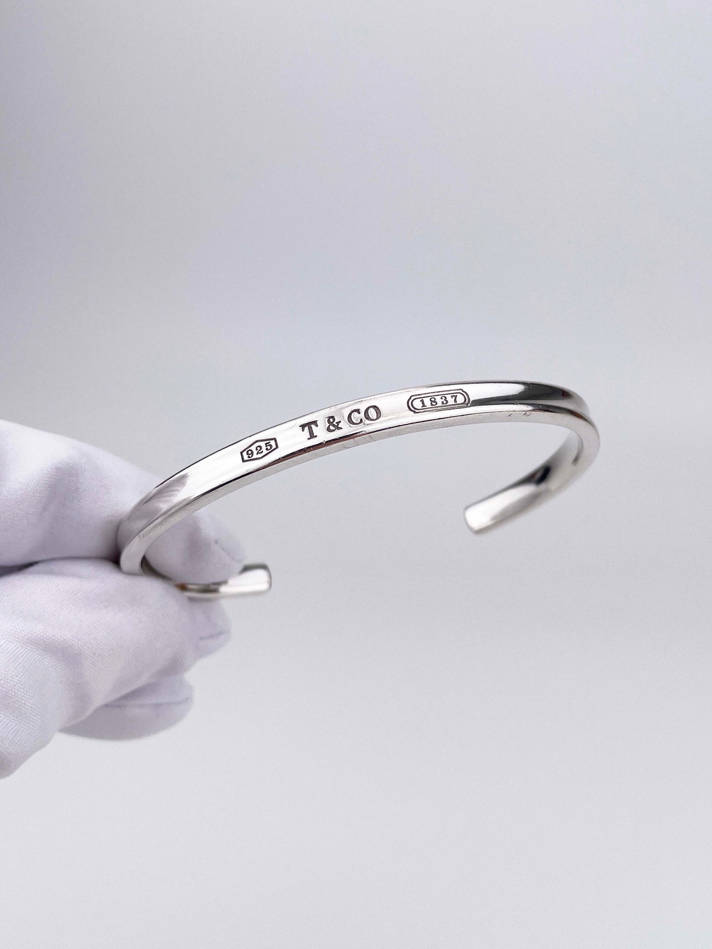 Tiffany 1837 offener Armreif - 925 Sterling Silber