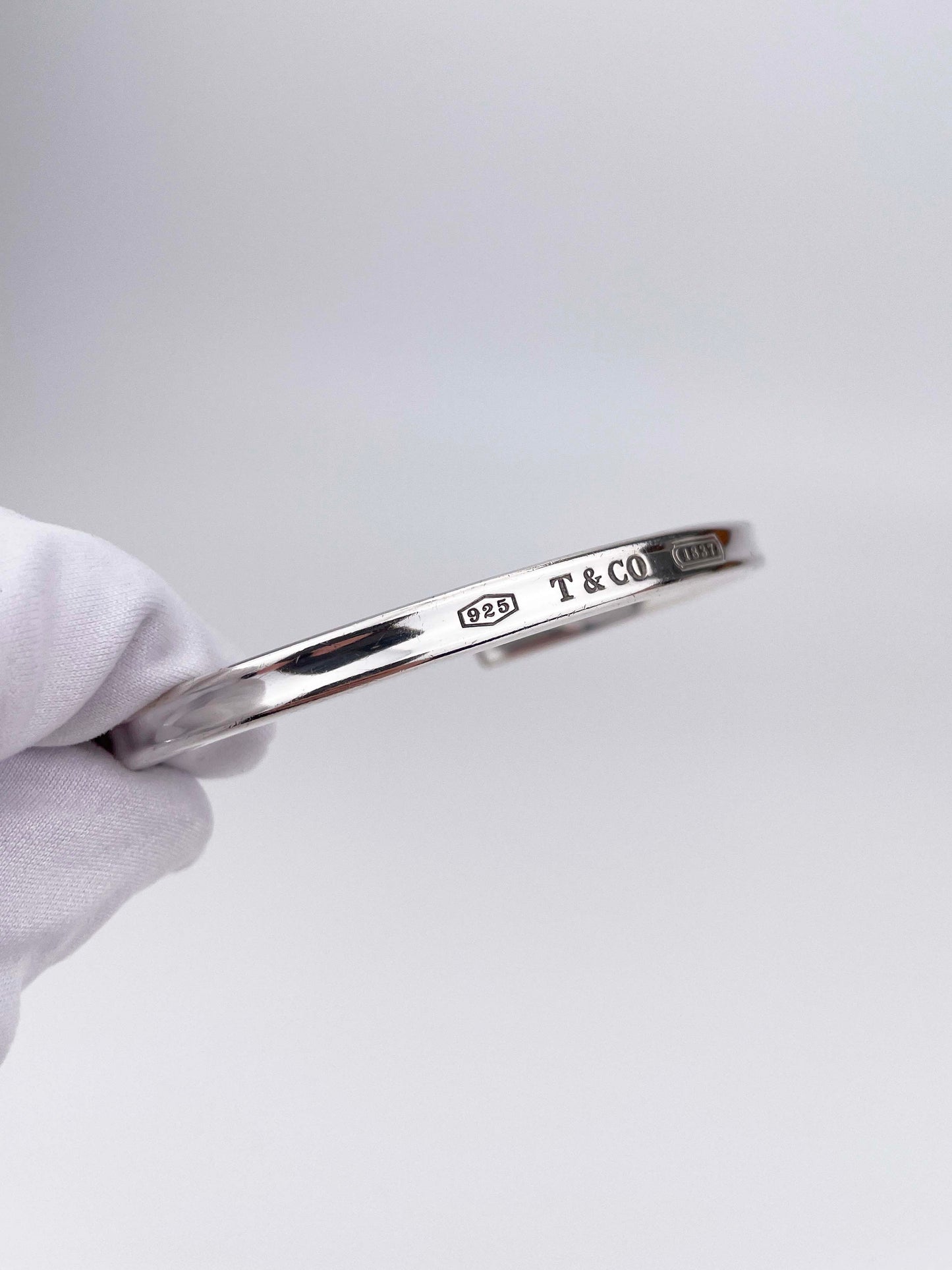 Tiffany 1837 offener Armreif - 925 Sterling Silber