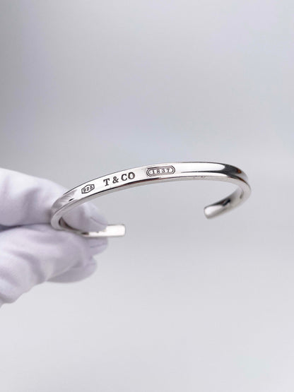 Tiffany 1837 offener Armreif - 925 Sterling Silber