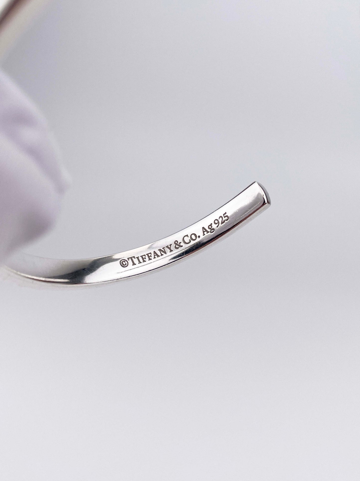 Tiffany 1837 offener Armreif - 925 Sterling Silber