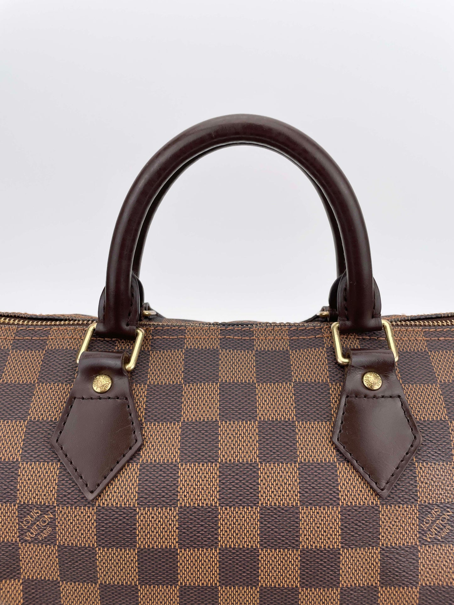 Speedy 30 - Damier Ebene Canvas