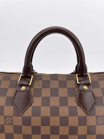 Speedy 30 - Damier Ebene Canvas