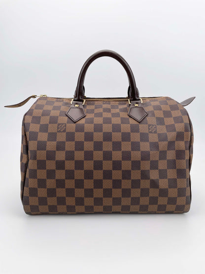 Speedy 30 - Damier Ebene Canvas