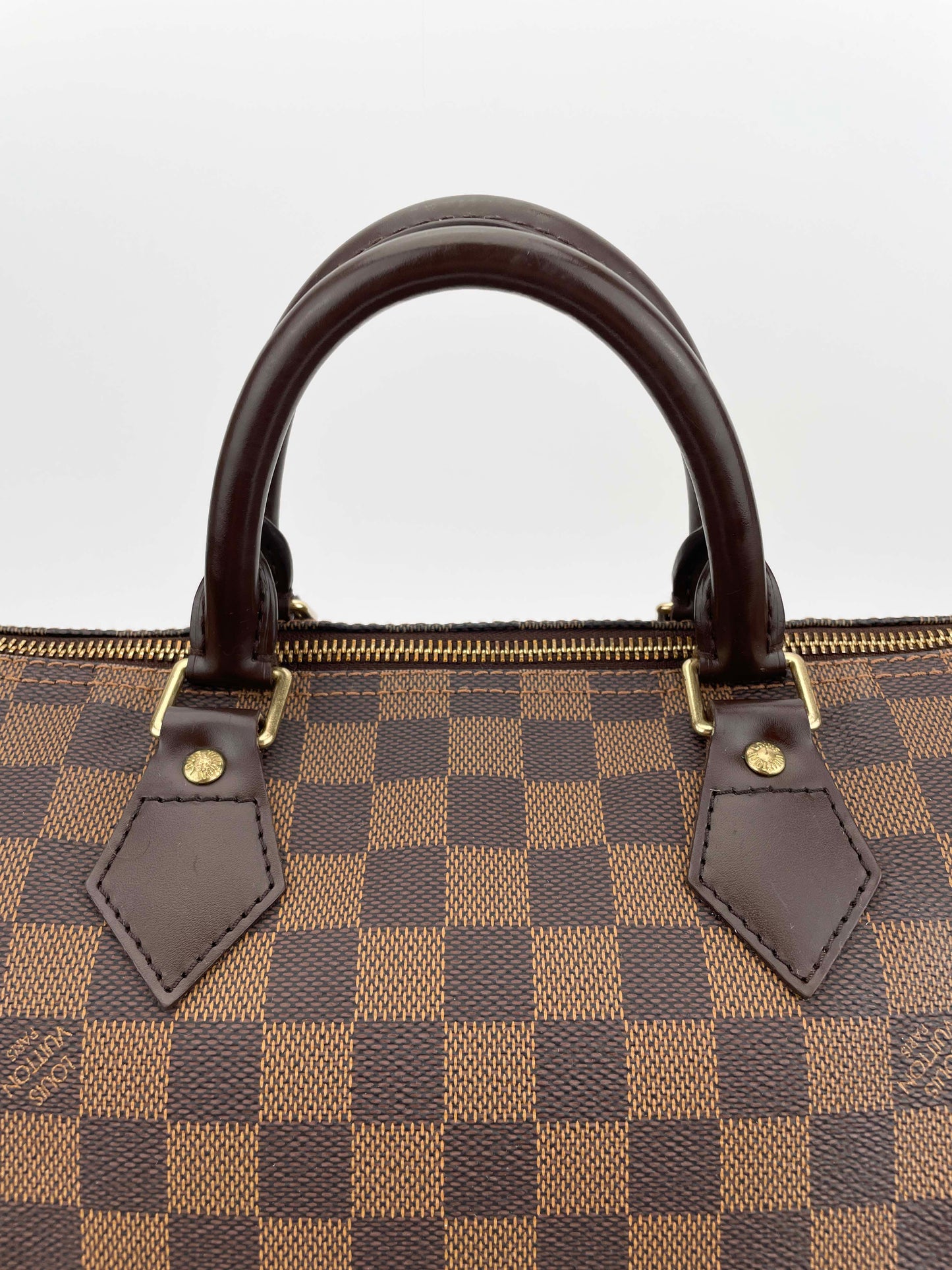 Speedy 30 - Damier Ebene Canvas