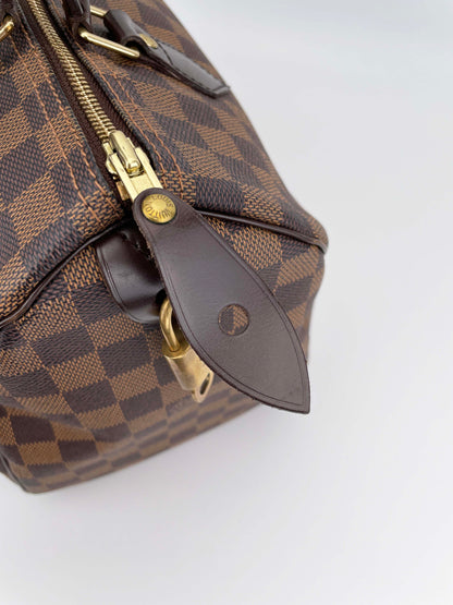 Speedy 30 - Damier Ebene Canvas