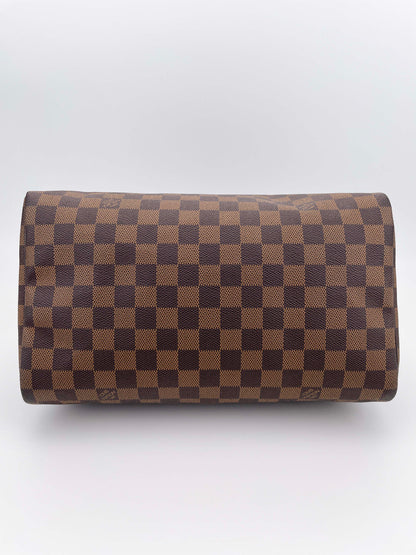 Speedy 30 - Damier Ebene Canvas