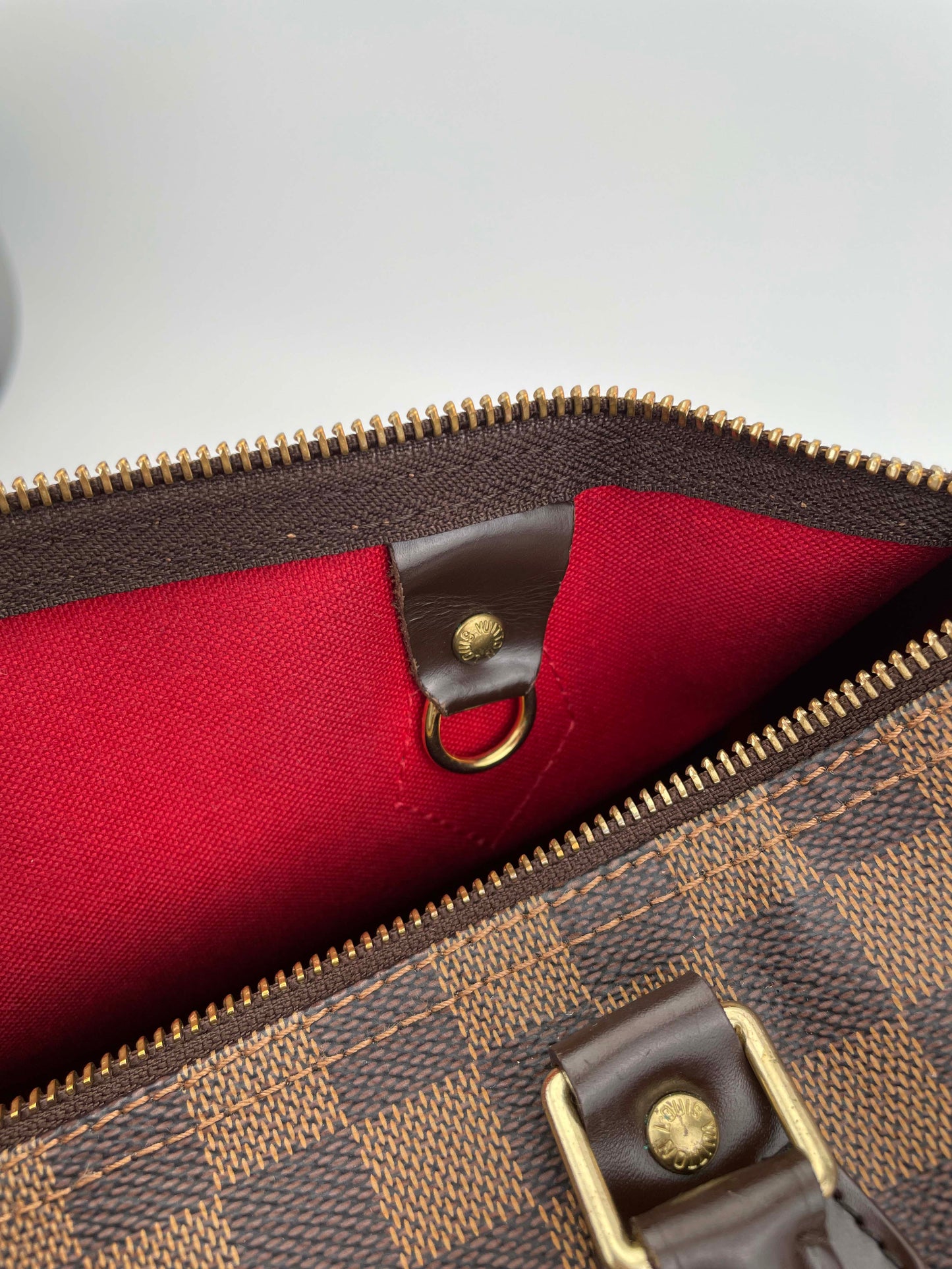 Speedy 30 - Damier Ebene Canvas