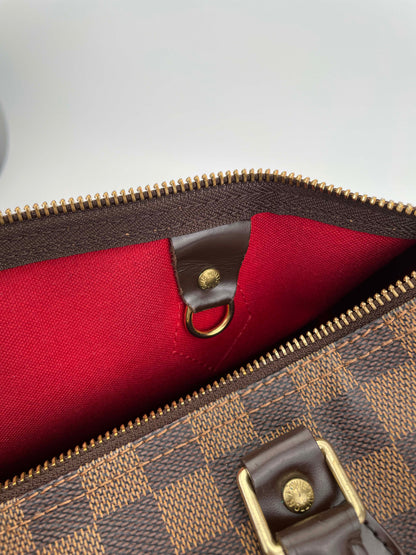 Speedy 30 - Damier Ebene Canvas