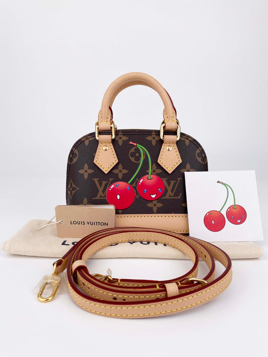 Louis Vuitton x Takashi Murakami - LV x TM - 20th Anniversary Celebration - 2025 Nano Alma Cherry M13416