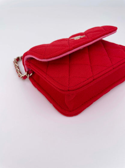 Mini Flap CC Matelassé 23C VIP - Neu & verklebt