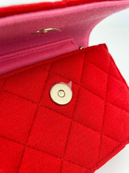 Mini Flap CC Matelassé 23C VIP - Neu & verklebt