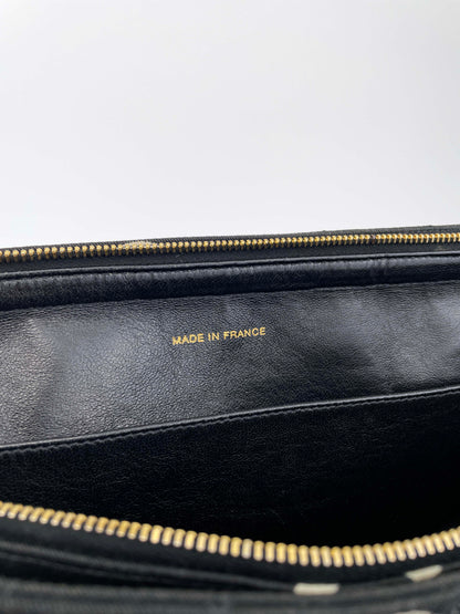 Coco Logo Letter Zipper Tote Bag Vintage