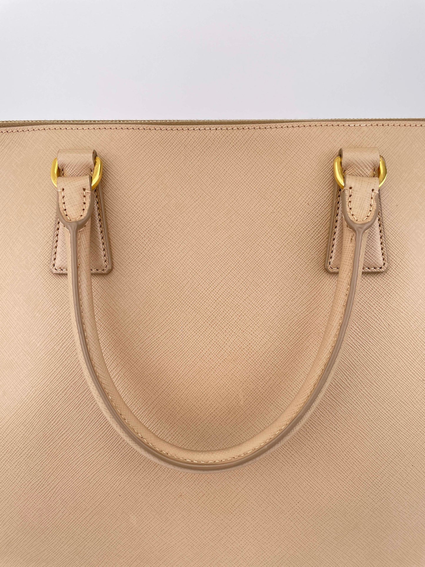 Galleria Double Zip Sabbia BN1802 - Saffiano Lux Leder