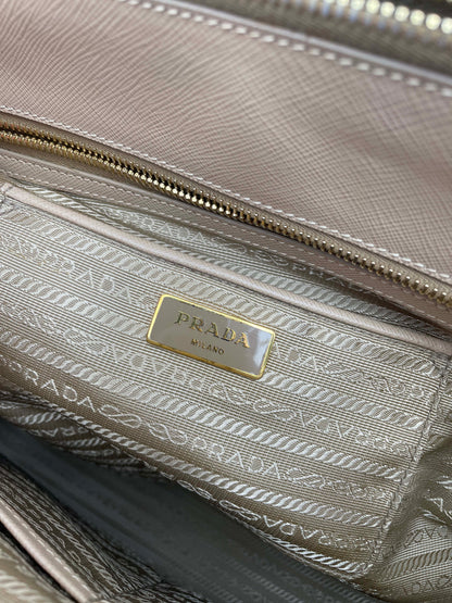 Galleria Double Zip Sabbia BN1802 - Saffiano Lux Leder