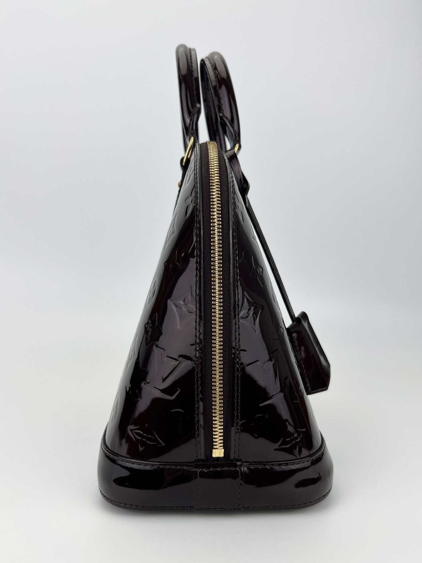 Alma PM Amarante - Monogram Vernis