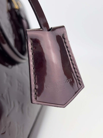 Alma PM Amarante - Monogram Vernis