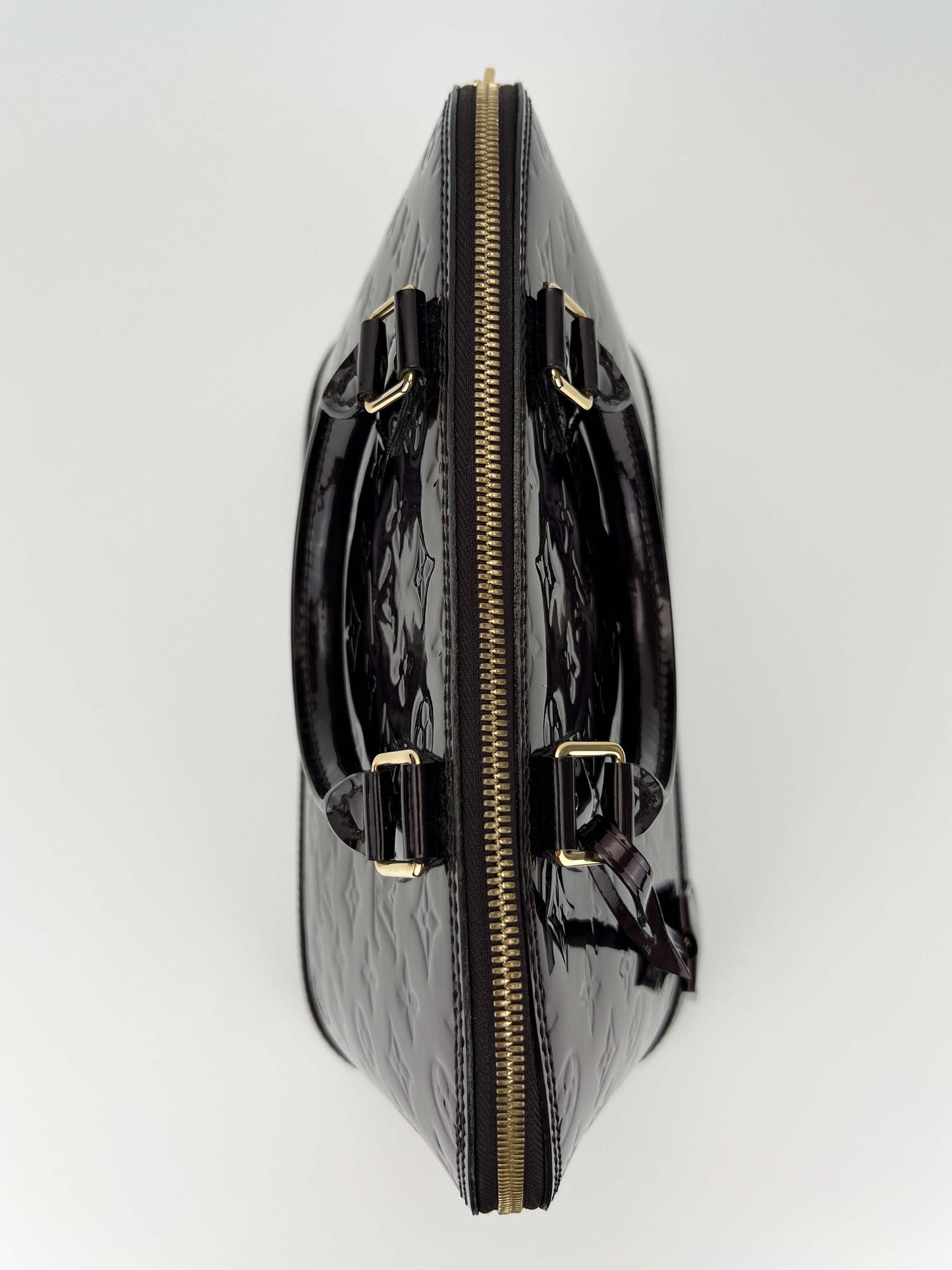 Alma PM Amarante - Monogram Vernis