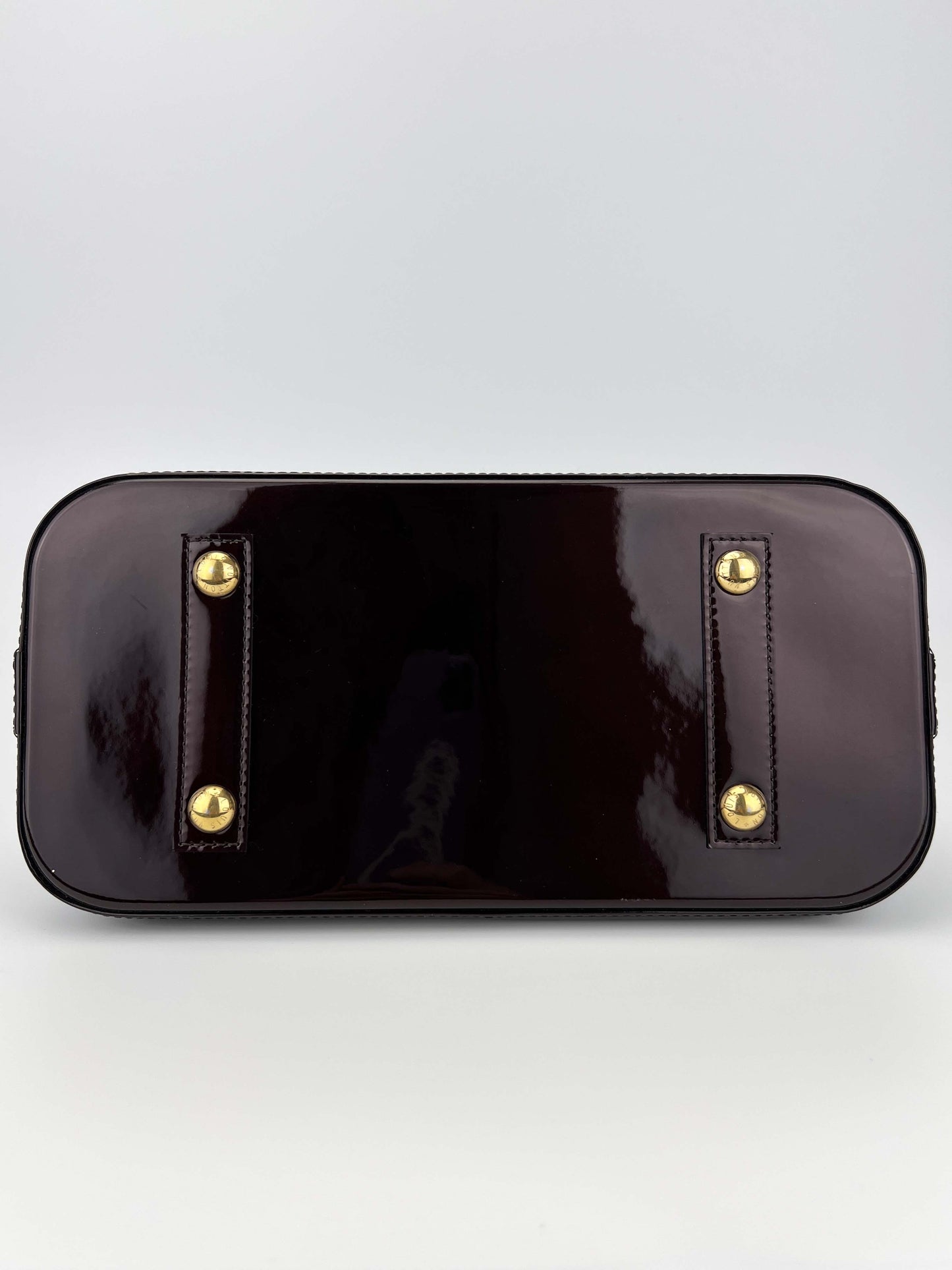 Alma PM Amarante - Monogram Vernis