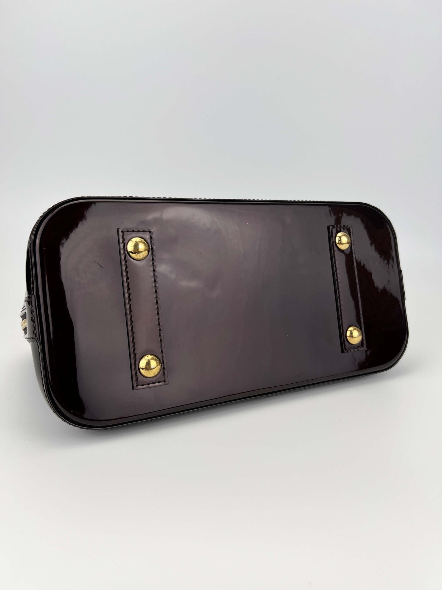 Alma PM Amarante - Monogram Vernis