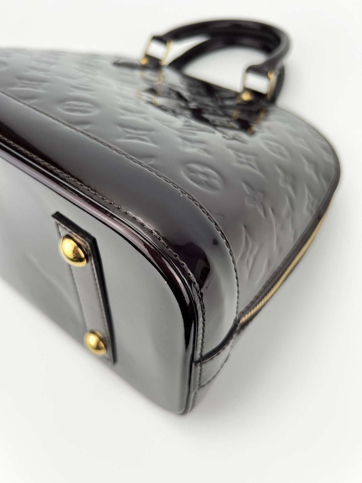 Alma PM Amarante - Monogram Vernis