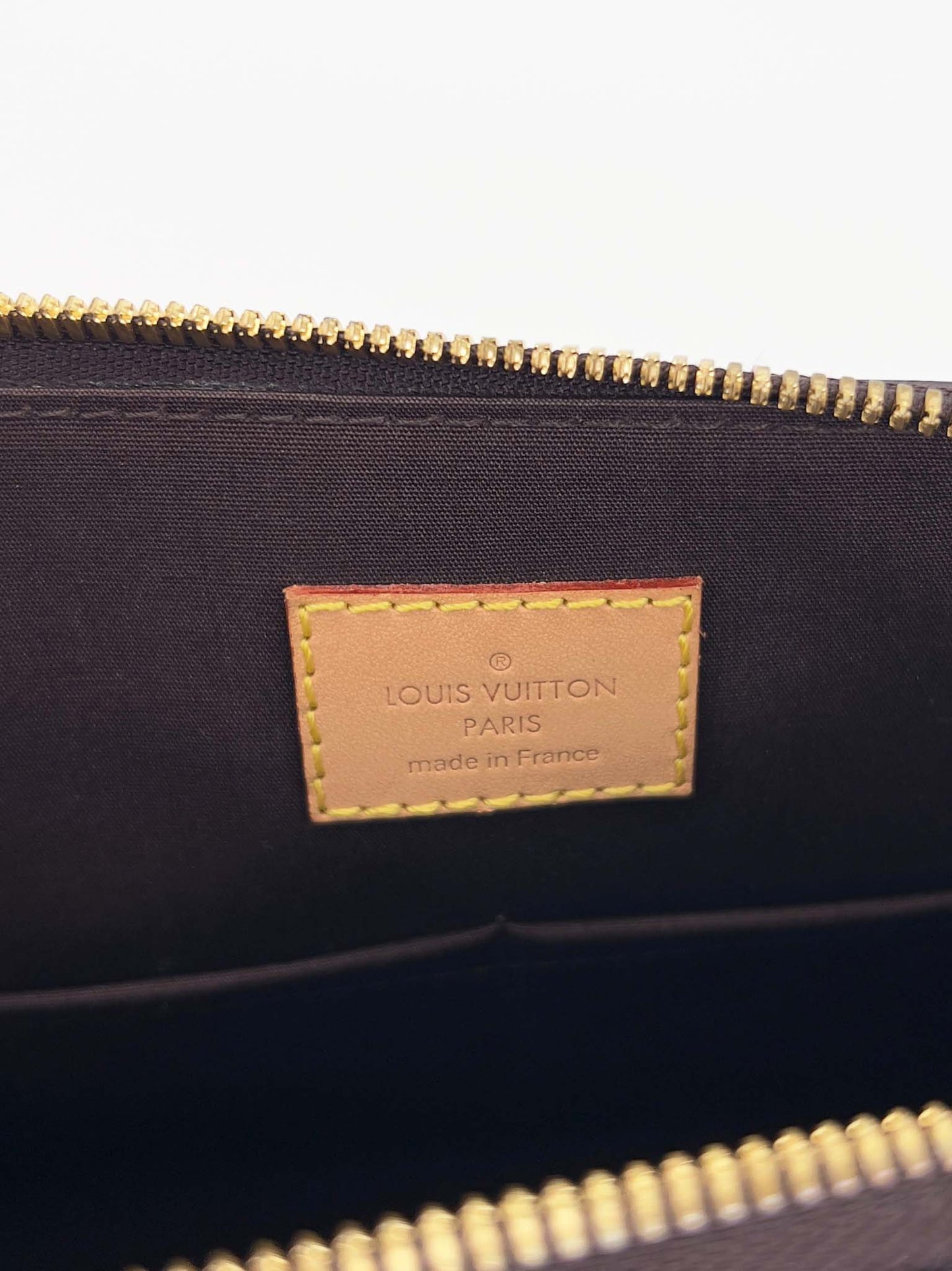 Alma PM Amarante - Monogram Vernis