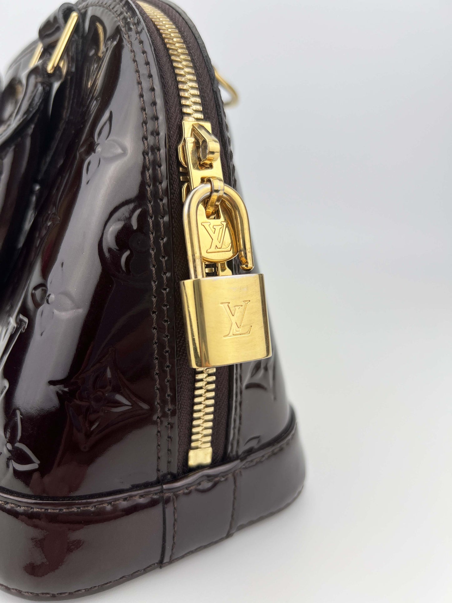 Alma BB Amarante - Monogram Vernis