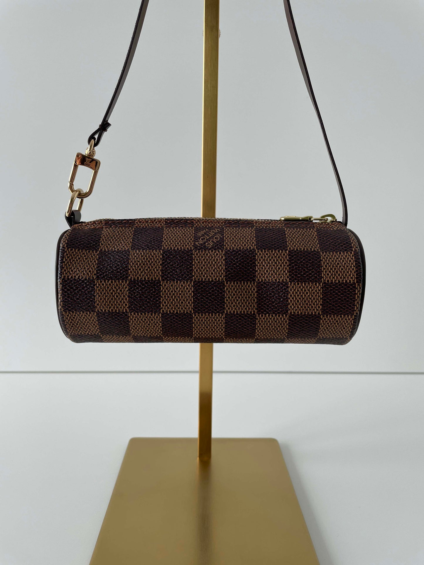 Mini Papillon - Damier Ebene Canvas