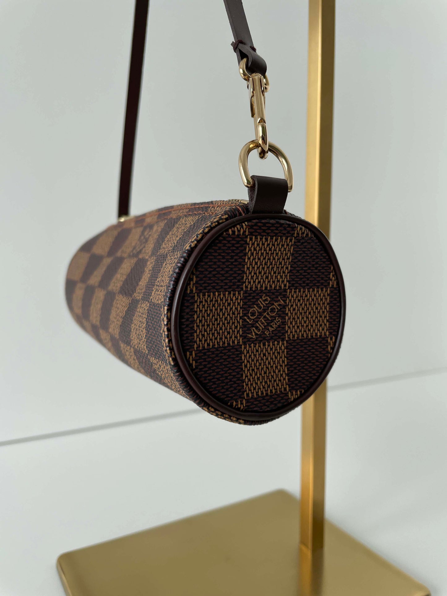Mini Papillon - Damier Ebene Canvas