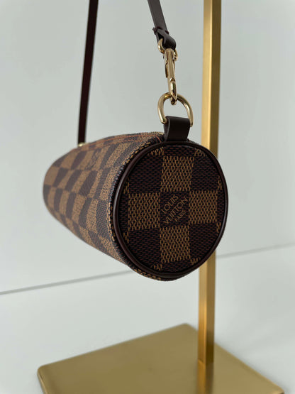 Mini Papillon - Damier Ebene Canvas